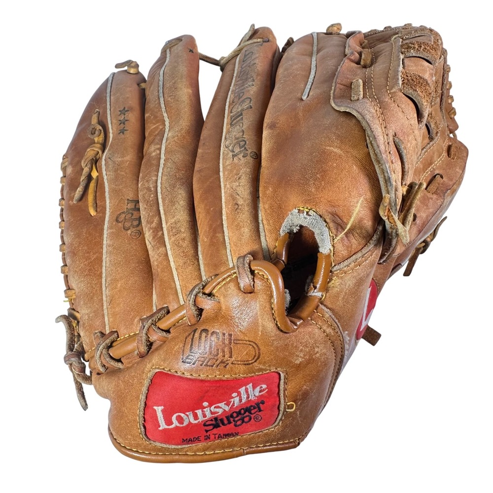 Louisville Slugger LPS8 13.5" Baseball Glove Genuine Leather Vintage Taiwan‎